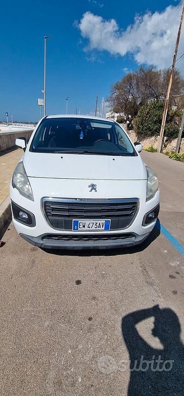 Usata Peugeot 3008 115 CV (84 kW) 2014 Bianco Station wagon