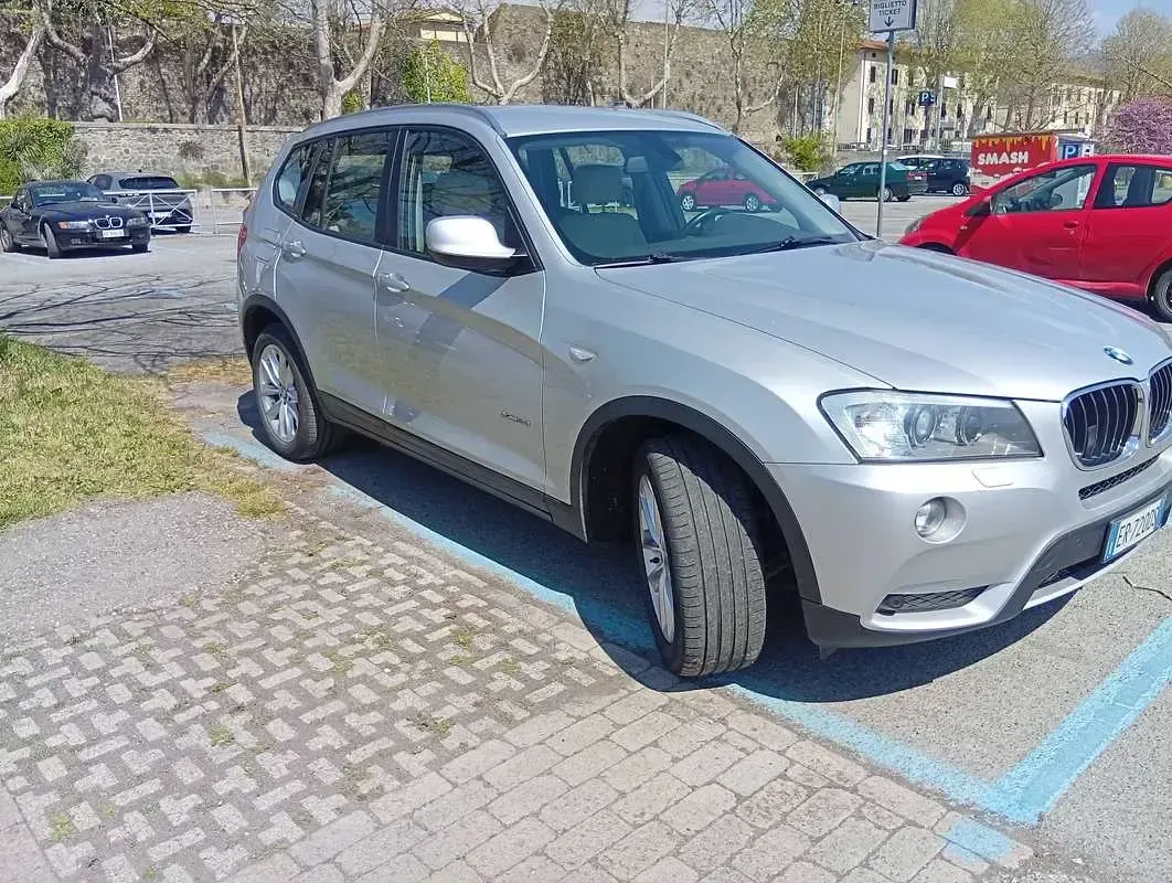Usata BMW X3 Efficient Dynamics 184 CV (135 kW) 2013 Argento SUV