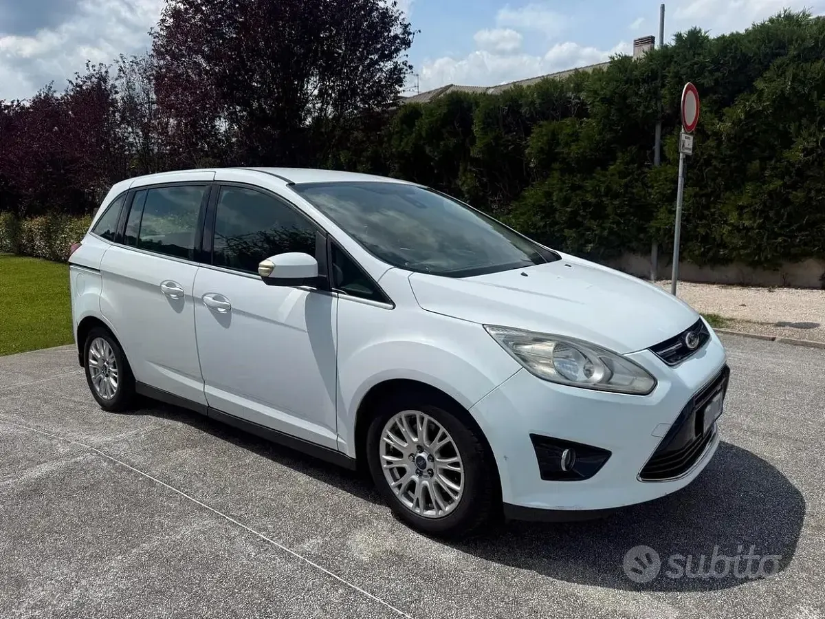 Usata Ford C-MAX Titanium 115 CV (84 kW) 2011 Bianco Monovolume
