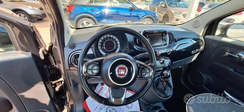 Usata Fiat 500 Lounge 69 CV (50 kW) 2017 Nero Cabrio