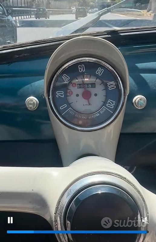 Usata Fiat 500 1960 Blu Utilitaria