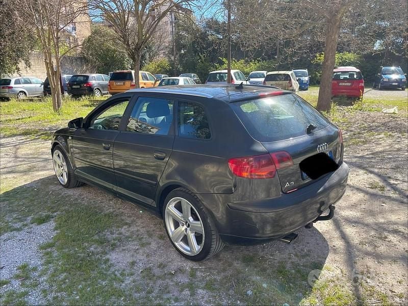 Usata Audi A3 Attraction 140 CV (102 kW) 2007 Grigio Utilitaria