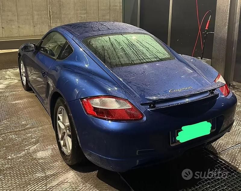 Usata Porsche Cayman 245 CV (180 kW) 2007 Blu Coupé