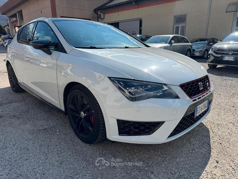 Usata Seat Leon CUPRA 280 CV (205 kW) 2015 Bianco Berlina