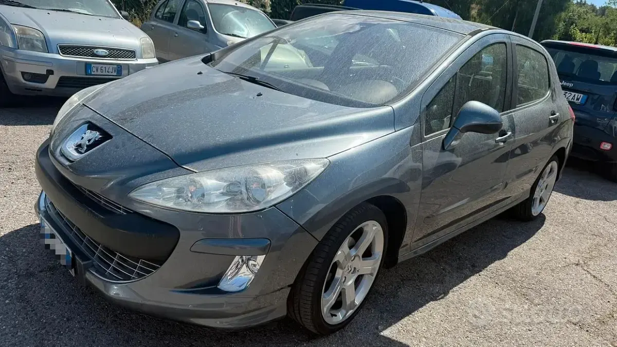 Usata Peugeot 308 Premium 109 CV (80 kW) 2008 Grigio Berlina