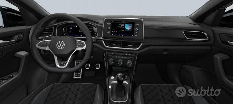 Nuova VW T-Roc R-line Plus 115 CV (84 kW) 2025 Grigio SUV
