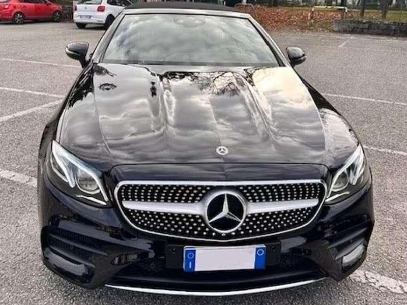 Usata Mercedes E220 Premium 194 CV (142 kW) 2018 Nero Cabrio