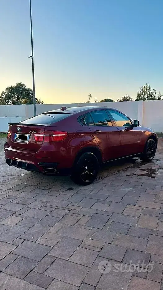 Usata BMW X6 245 CV (180 kW) 2012 Rosso SUV