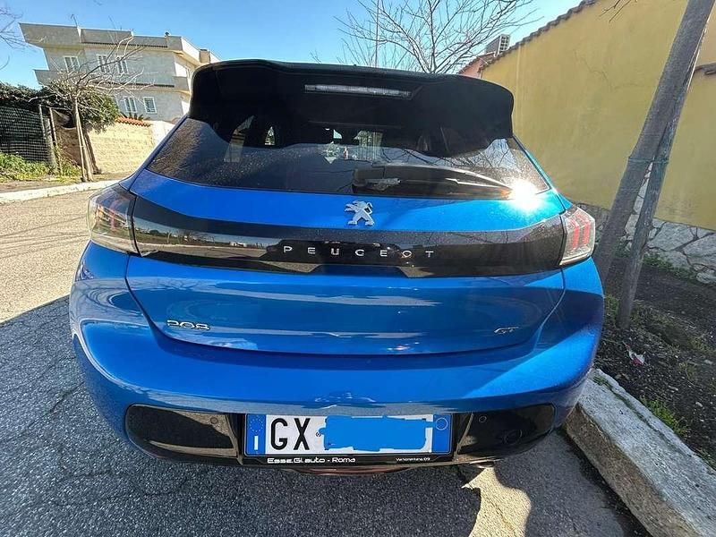 Usata Peugeot 208 GT-line 101 CV (74 kW) 2022 Blu/azzurro Utilitaria