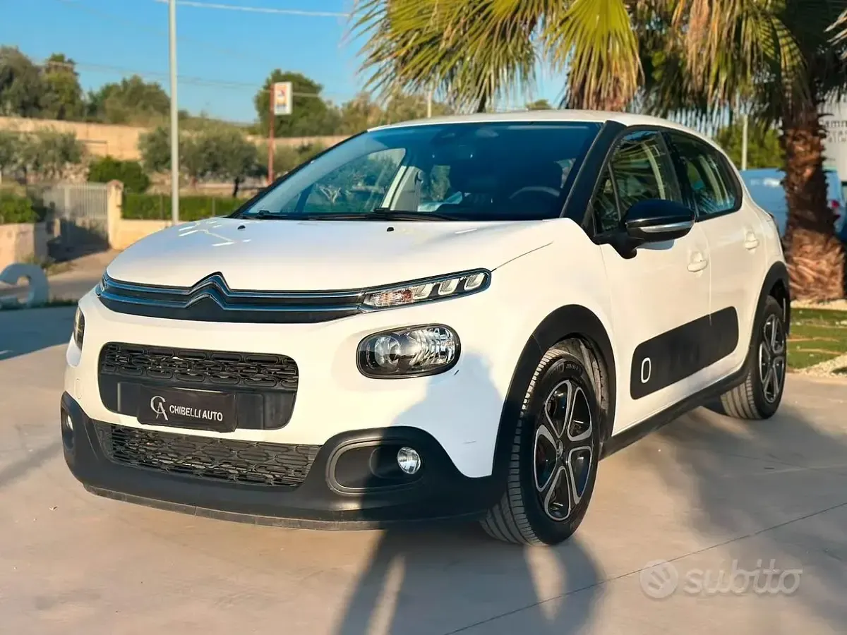 Usata Citroën C3 Shine 75 CV (55 kW) 2017 Bianco Berlina