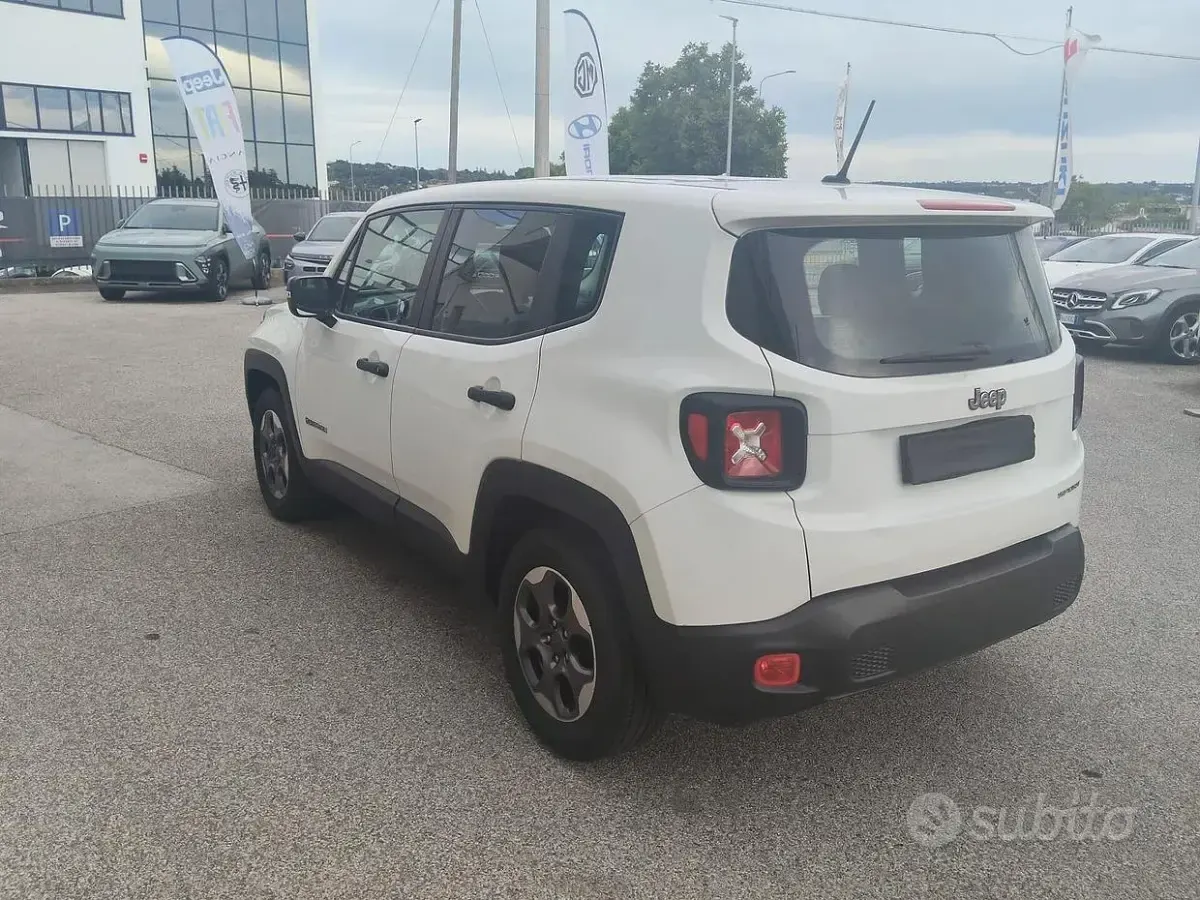 Usata Jeep Renegade 95 CV (69 kW) 2017 Bianco SUV