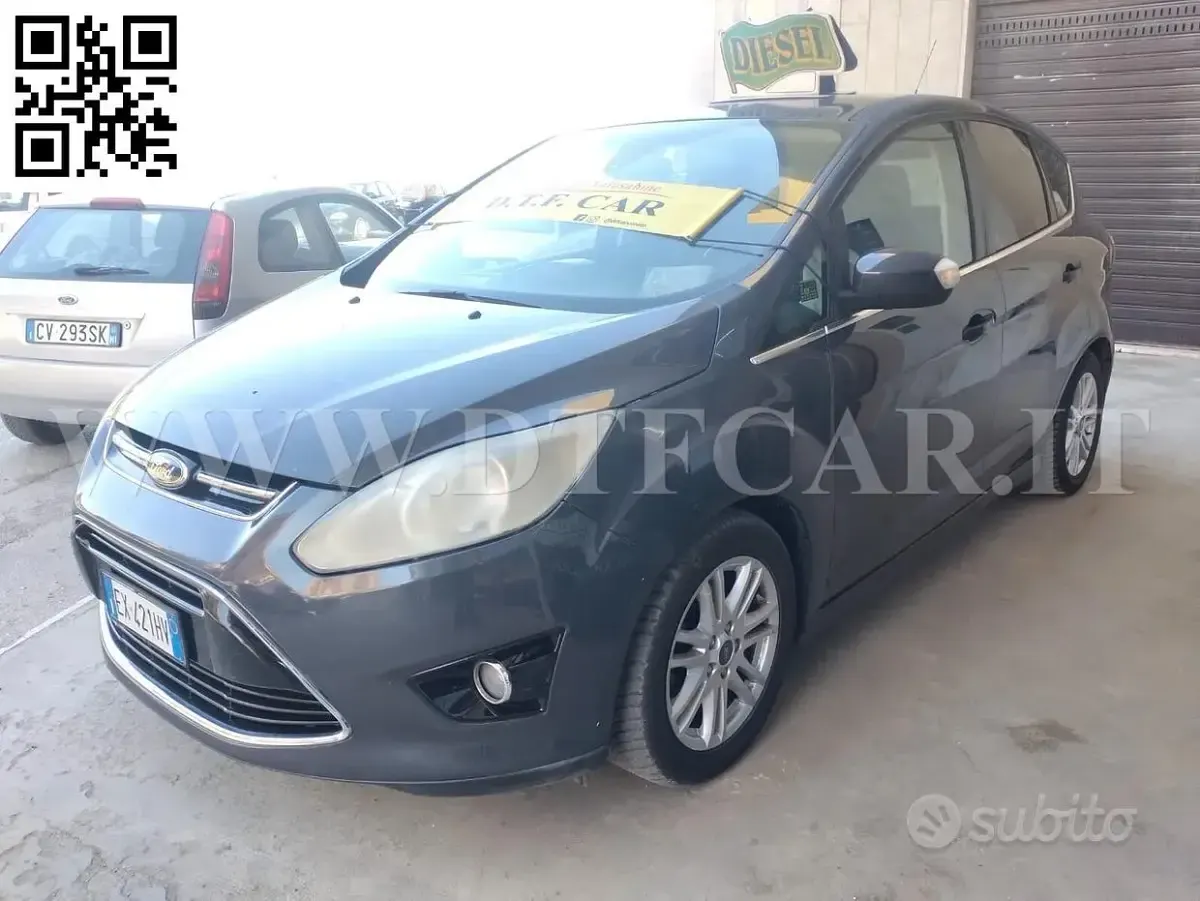 Usata Ford C-MAX Titanium 115 CV (84 kW) 2014 Grigio Monovolume