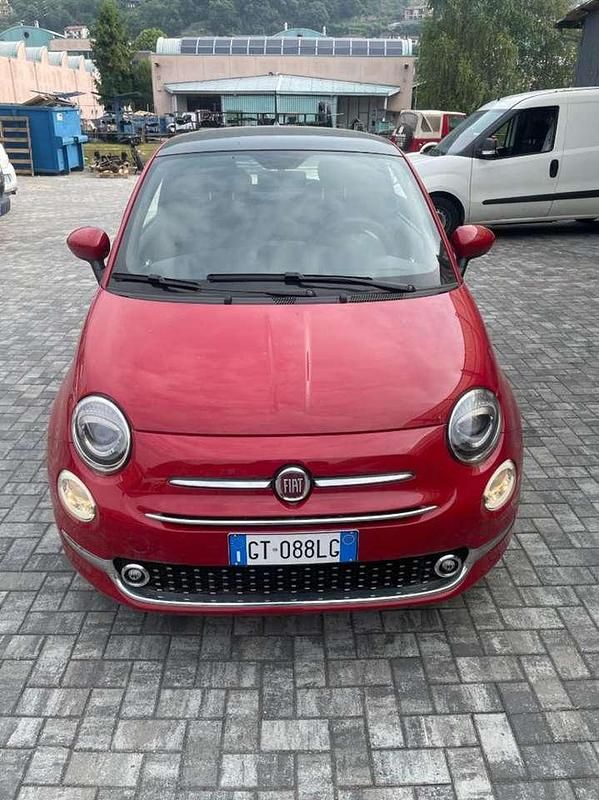 Usata Fiat 500C 70 CV (51 kW) 2024 Rosso Cabrio