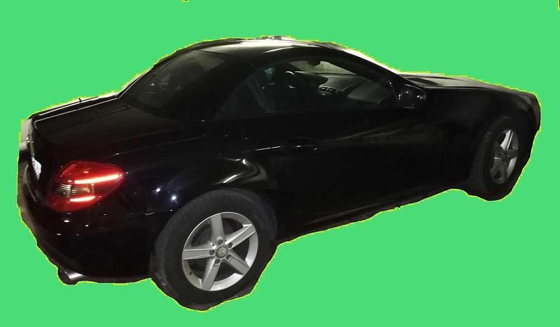 Usata Mercedes SLK200 184 CV (135 kW) 2008 Nero Cabrio