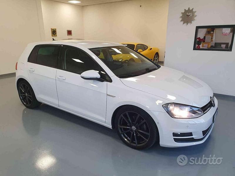 Usata VW Golf VII Edition 110 CV (80 kW) 2015 Bianco Berlina