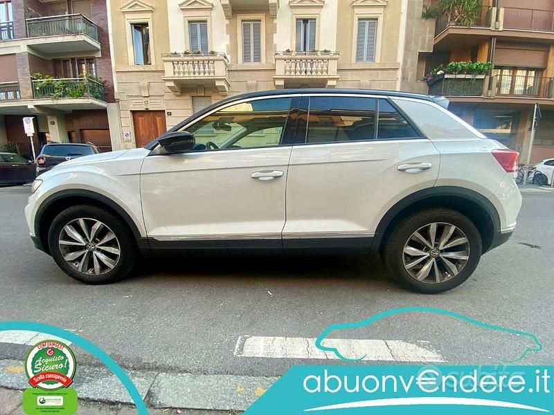 Usata VW T-Roc Style 150 CV (110 kW) 2019 Bianco SUV