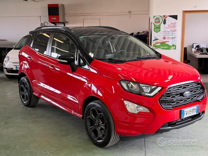 Usata Ford Ecosport ST-Line 100 CV (73 kW) 2019 Rosso SUV