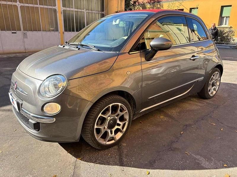 Usata Fiat 500C Lounge 69 CV (50 kW) 2015 Grigio Cabrio