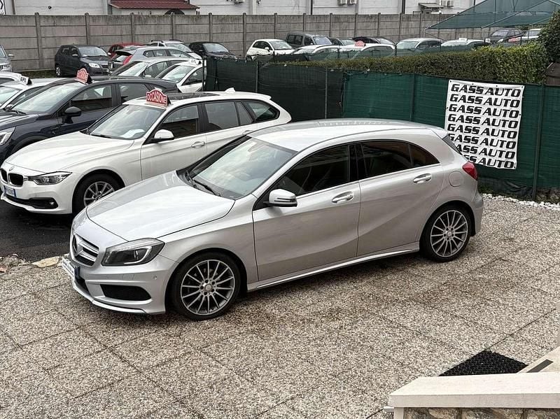 Usata Mercedes A200 Premium 136 CV (100 kW) 2014 Argento Berlina