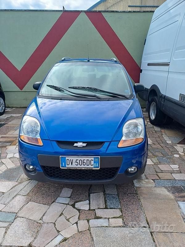 Usata Chevrolet Matiz 51 CV (37 kW) 2009 Blu Utilitaria