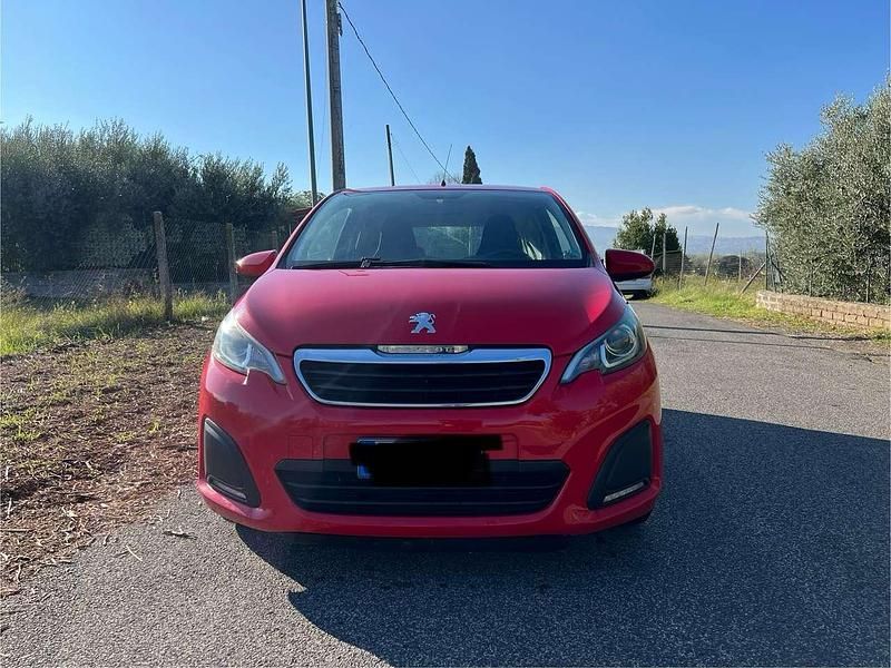 Usata Peugeot 108 Access 69 CV (50 kW) 2015 Rosso Utilitaria
