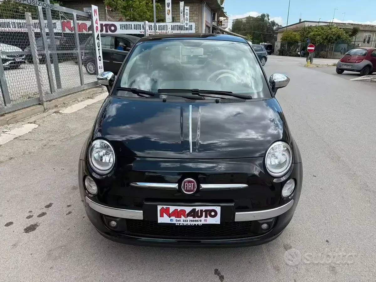 Usata Fiat 500 Lounge 69 CV (50 kW) 2013 Nero Berlina