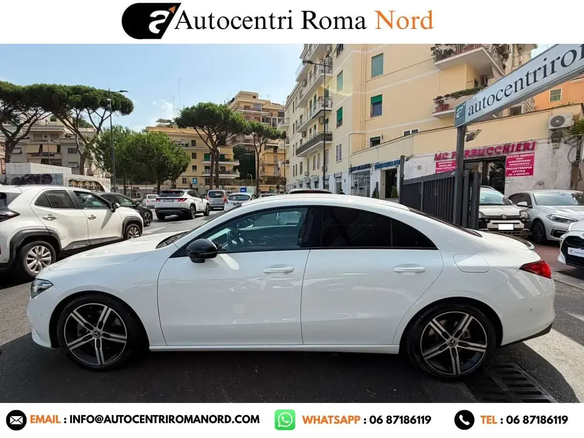 Usata Mercedes CLA220 Premium 190 CV (139 kW) 2020 Bianco Coupé