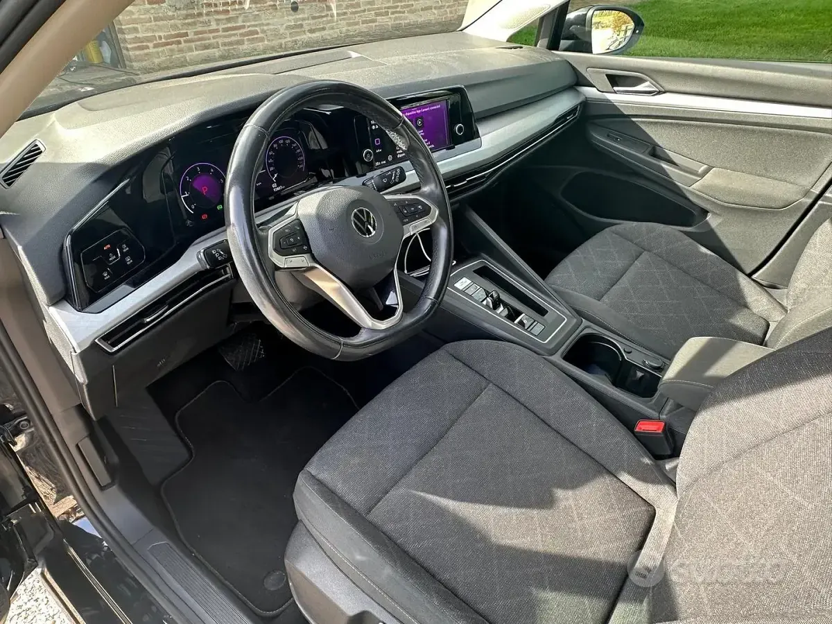 Usata VW Golf VIII 150 CV (110 kW) 2021 Nero Berlina