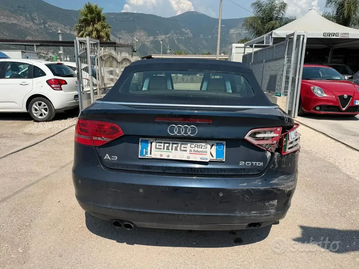 Usata Audi A3 Cabriolet 140 CV (102 kW) 2009 Bluazzurro Cabrio
