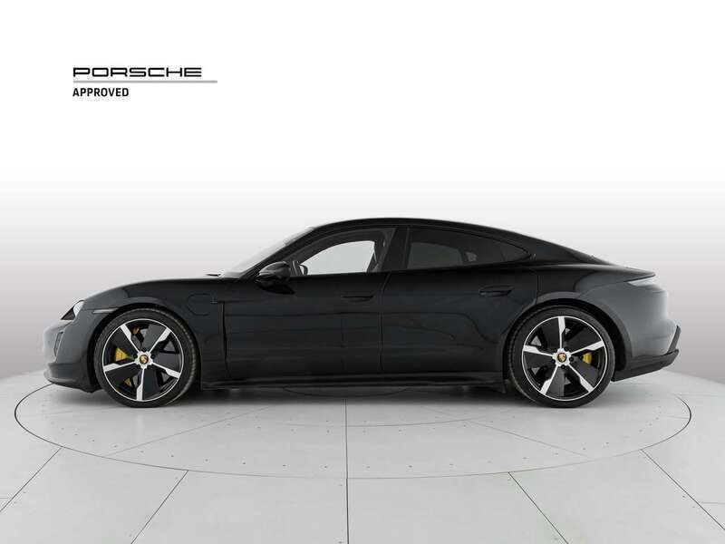 Usata Porsche Taycan Turbo S 141 kW (193 CV) 2023 Nero jet metallizzato Berlina