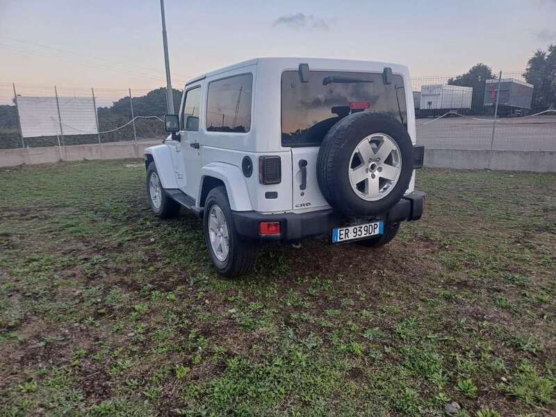 Usata Jeep Wrangler Sahara 200 CV (147 kW) 2013 Bianco SUV