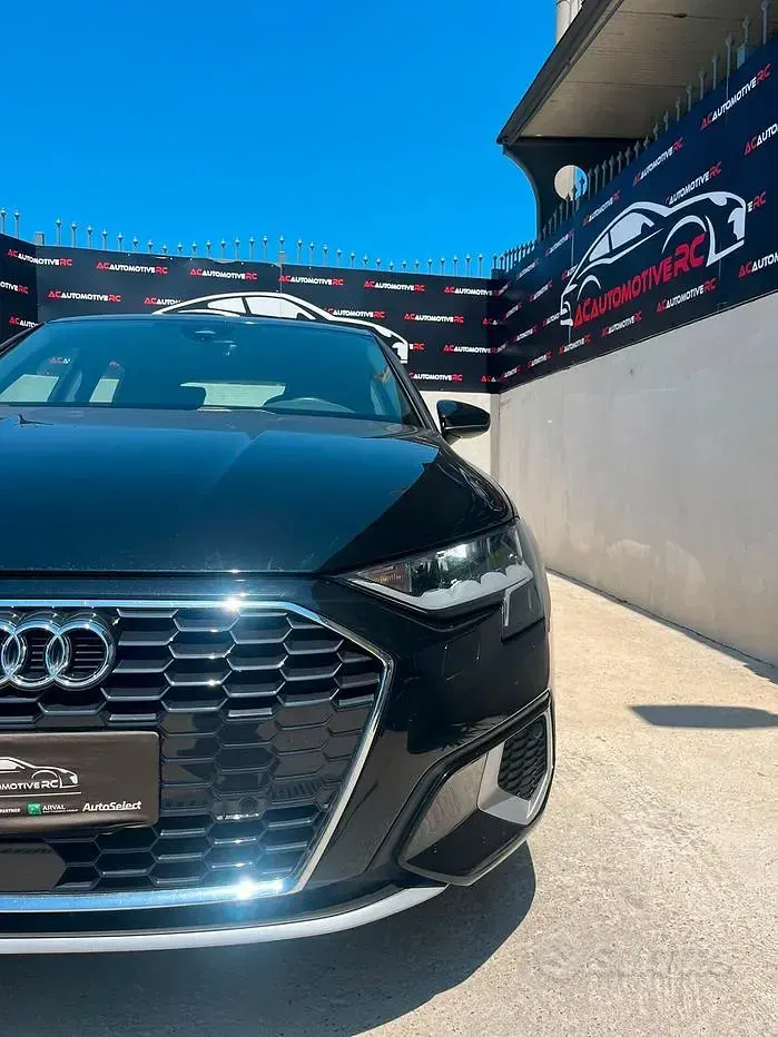 Usata Audi A3 Advanced 150 CV (110 kW) 2022 Nero Berlina
