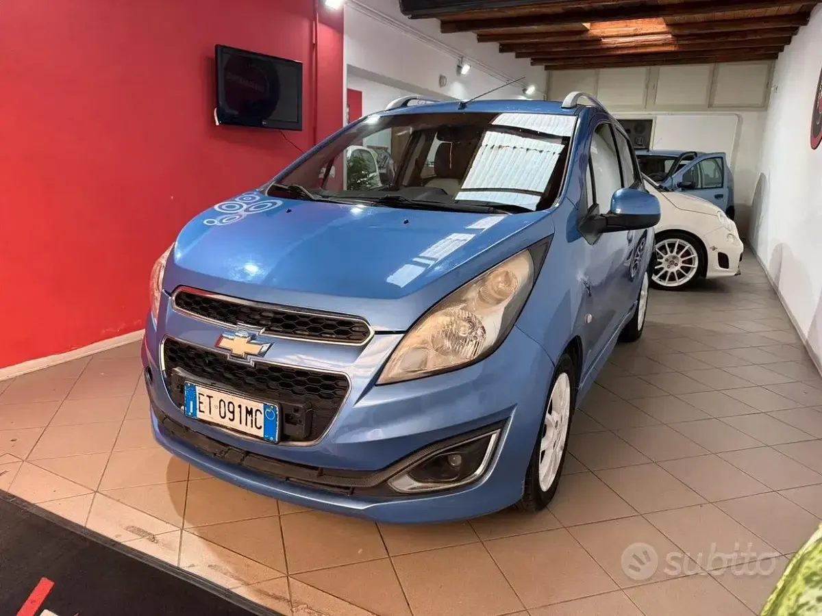 Usata Chevrolet Spark 68 CV (50 kW) 2014 Bluazzurro Utilitaria