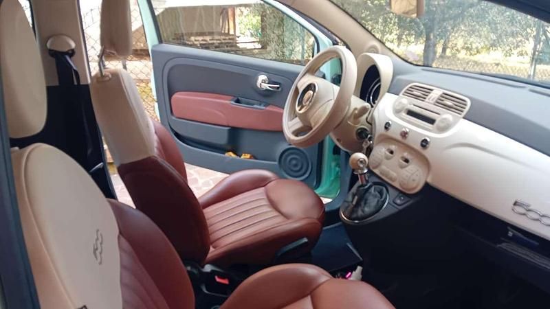 Usata Fiat 500C 69 CV (50 kW) 2016 Verde Cabrio