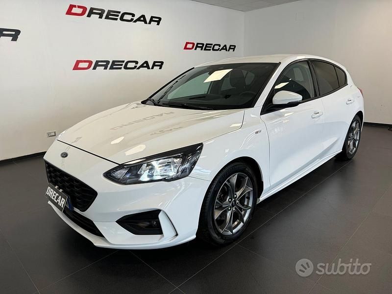 Usata Ford Focus ST-Line 125 CV (91 kW) 2020 Bianco Berlina