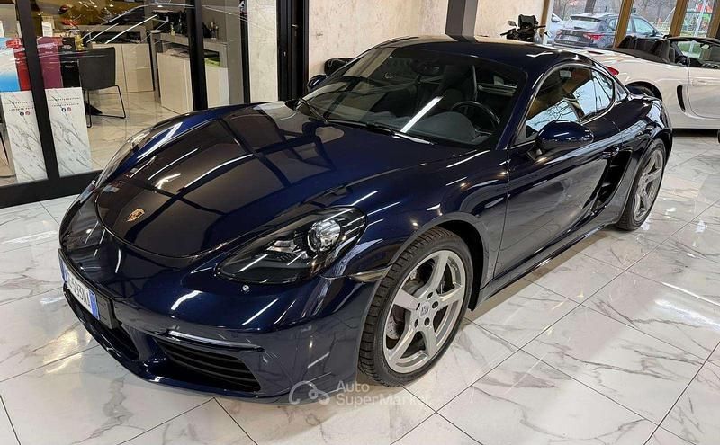 Usata Porsche Cayman 299 CV (219 kW) 2018 Blu Coupé