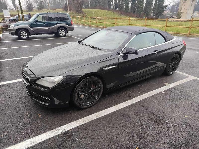 Usata BMW 640 Cabriolet 320 CV (235 kW) 2011 Nero Cabrio
