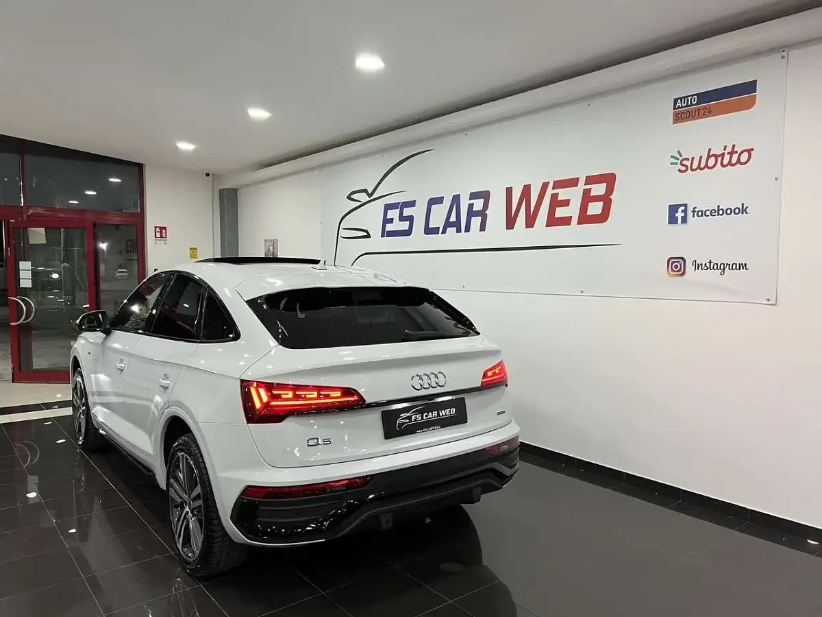 Usata Audi Q5 Sportback S-line plus 204 CV (150 kW) 2021 Bianco SUV