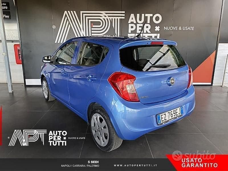 Usata Opel Karl 75 CV (55 kW) 2015 Blu Utilitaria