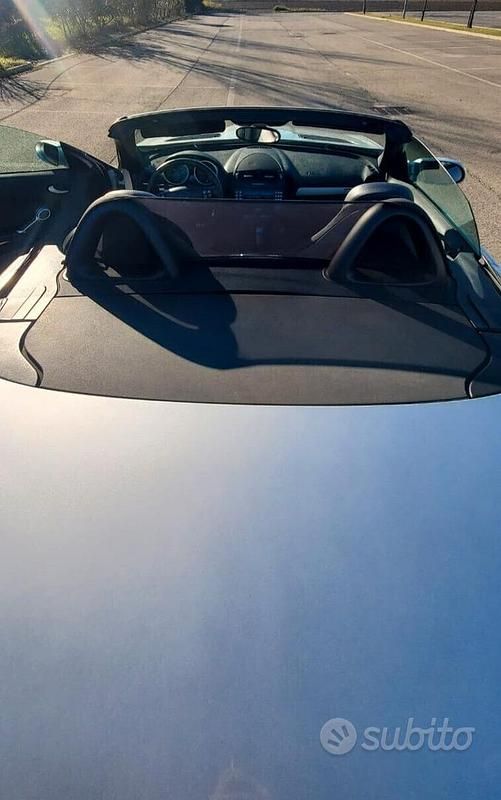Usata Mercedes SLK200 163 CV (119 kW) 2004 Argento Cabrio