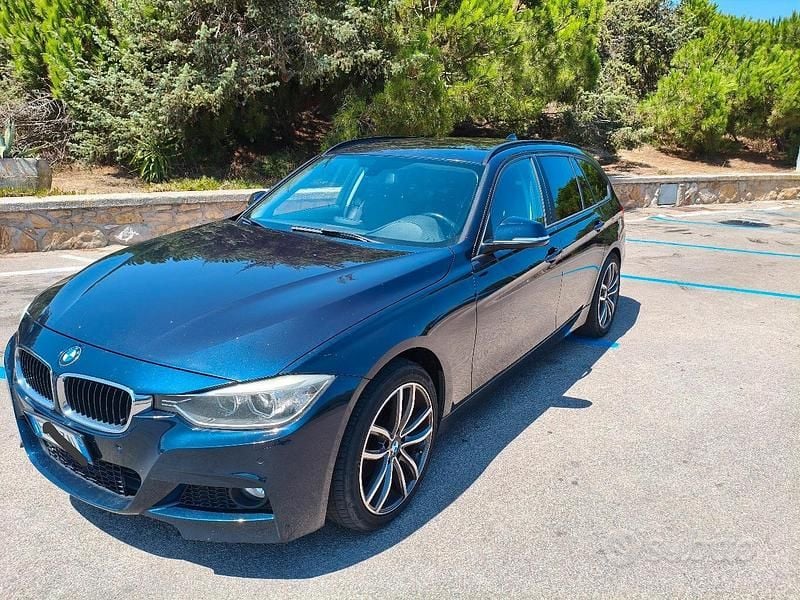 Usata BMW 320 M Sport 184 CV (135 kW) 2014 Blu Station wagon