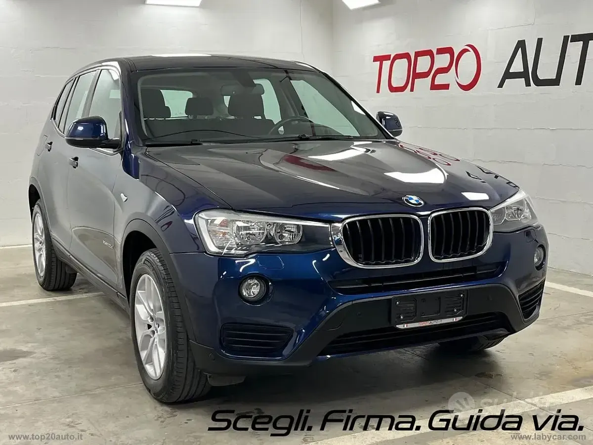 Usata BMW X3 Comfort Edition 190 CV (139 kW) 2017 Blu/azzurro SUV