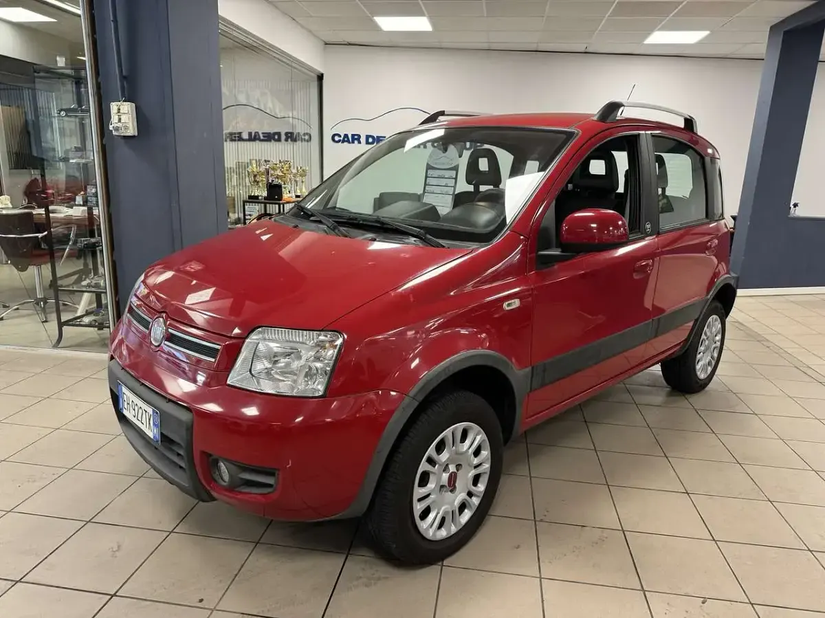 Usata Fiat Panda 4x4 Climbing 69 CV (50 kW) 2011 Rosso Utilitaria