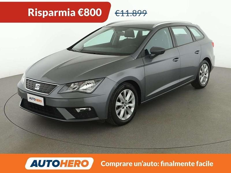 Usata Seat Leon Style 116 CV (85 kW) 2017 Grigio Station wagon