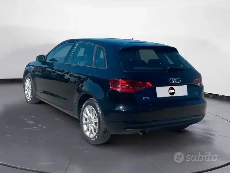 Usata Audi A3 Attraction 105 CV (77 kW) 2013 Nero Berlina