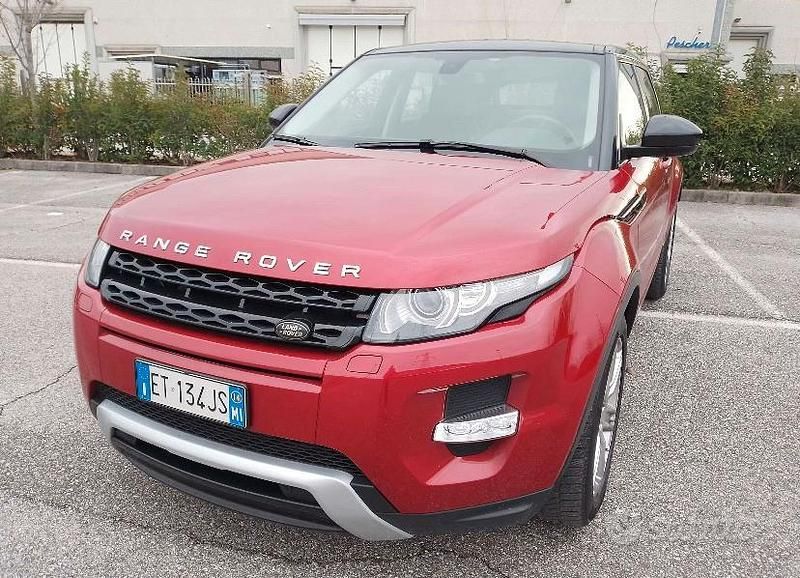 Usata Land Rover Range Rover evoque Dynamic 150 CV (110 kW) 2014 Rosso SUV