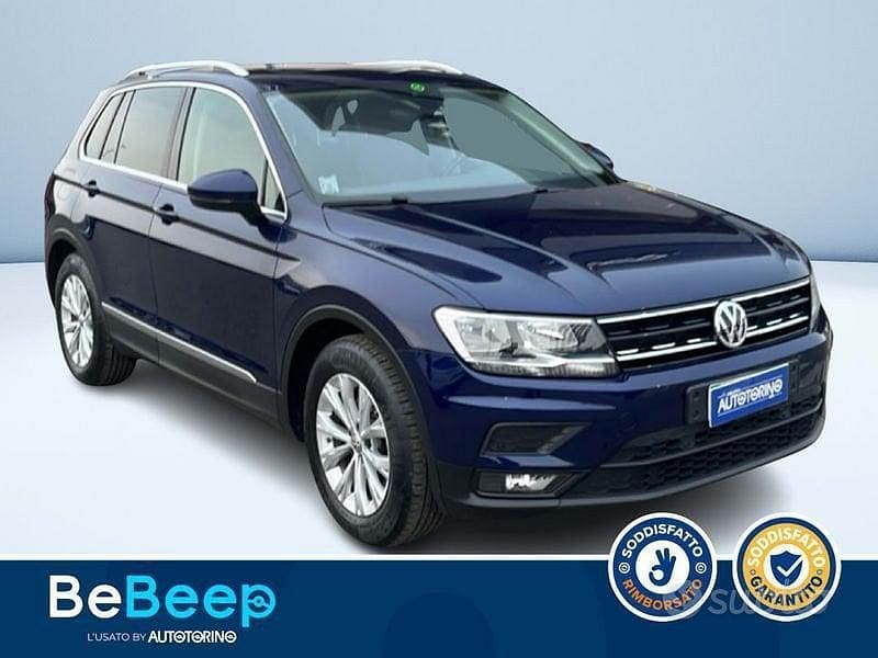 Usata VW Tiguan Business 150 CV (110 kW) 2019 Blu metallizzato SUV