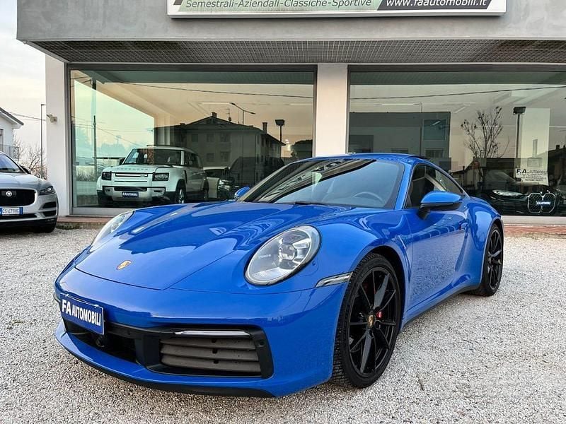 Usata Porsche 911 Carrera 4S 450 CV (330 kW) 2020 Blu Coupé