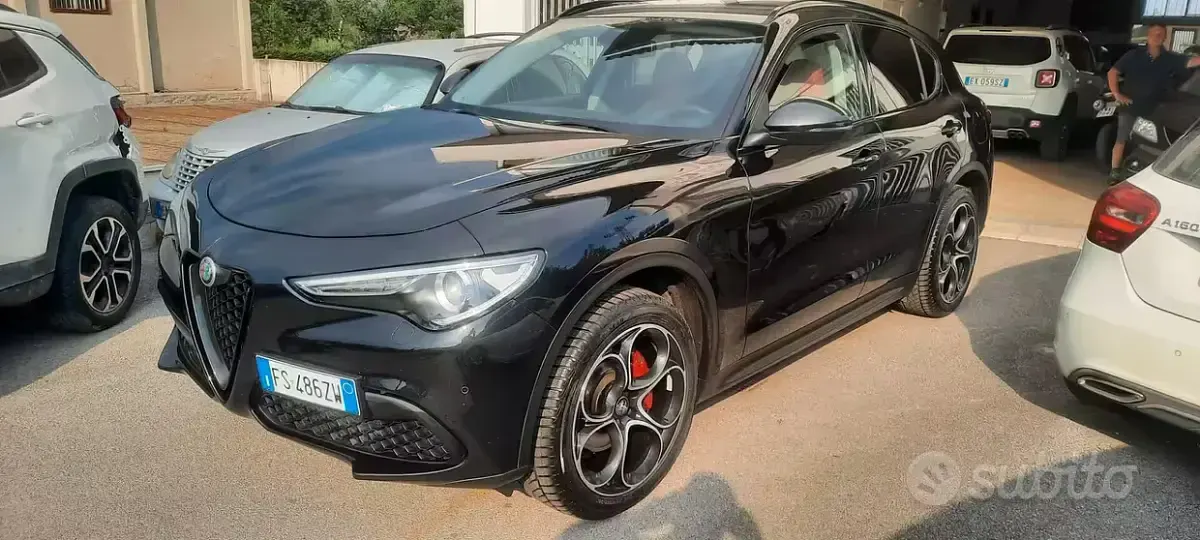 Usata Alfa Romeo Stelvio 210 CV (154 kW) 2018 Nero SUV