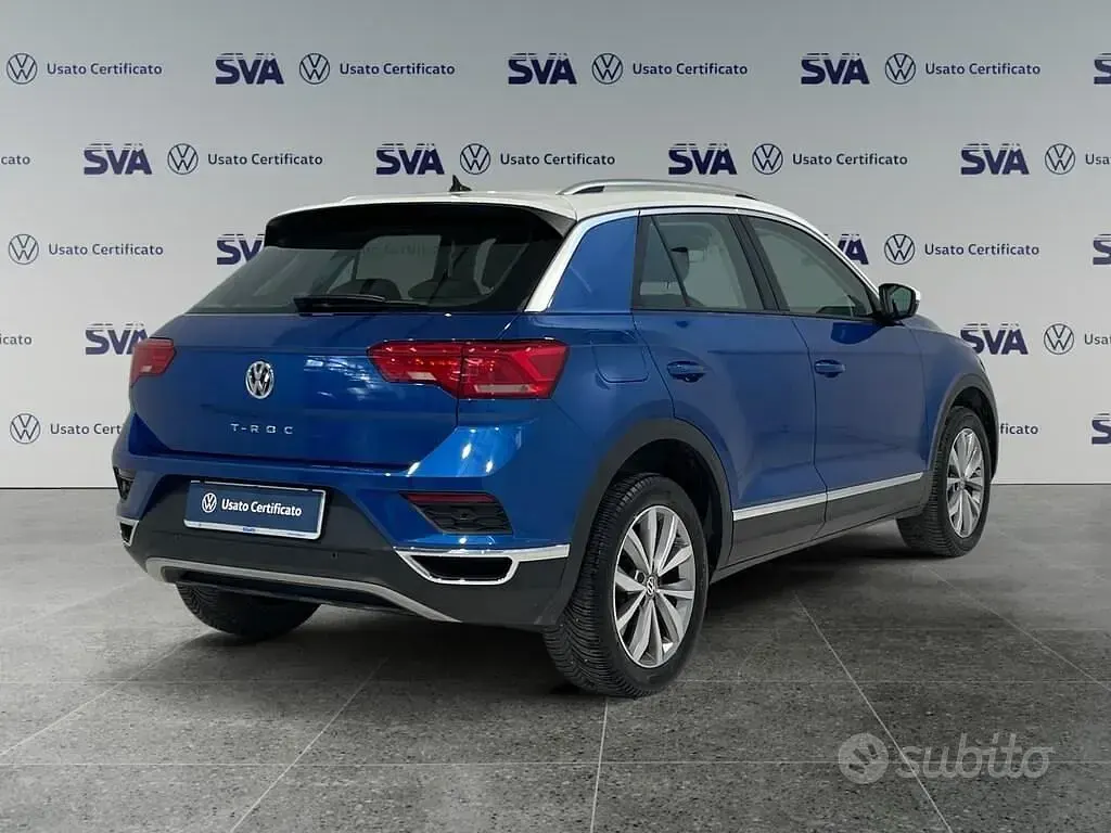Usata VW T-Roc Style 150 CV (110 kW) 2019 Blu SUV
